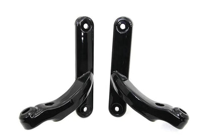 V-Twin Black Spotlamp Bracket Set for Harley Davidson FLT (2014-2023) by V-Twin