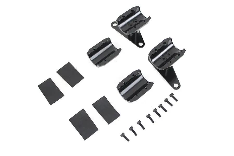 V-Twin Spring Fork Fender Black Mount Clamp Set Part #104-18 by V-Twin