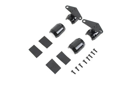 V-Twin Spring Fork Fender Black Mount Clamp Set Part #104-18 by V-Twin