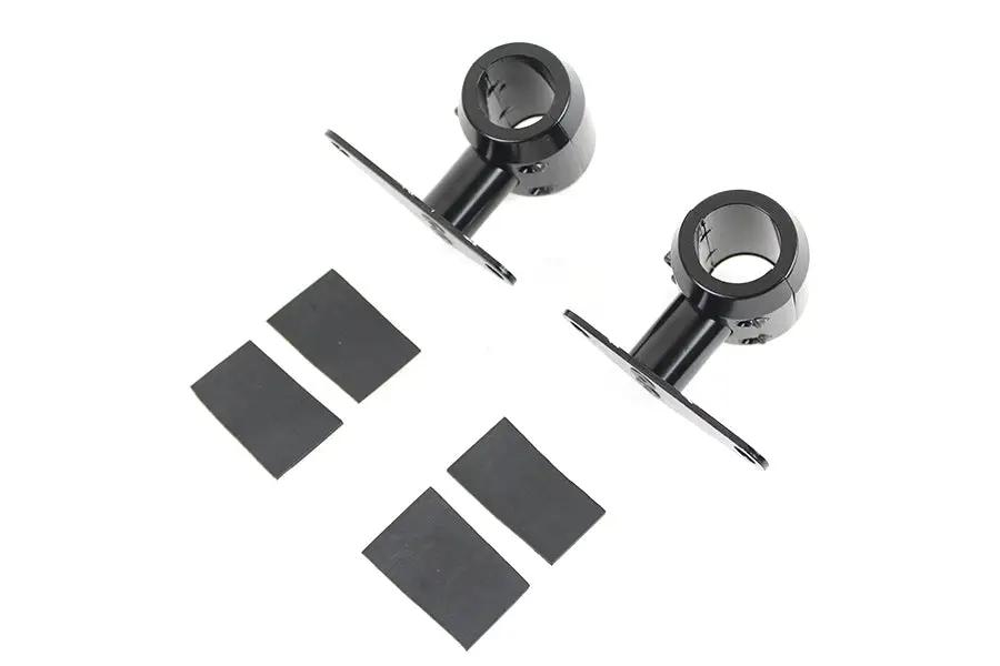 V-Twin Spring Fork Fender Black Mount Clamp Set Part #104-18 by V-Twin