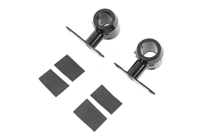 V-Twin Spring Fork Fender Black Mount Clamp Set Part #104-18 by V-Twin
