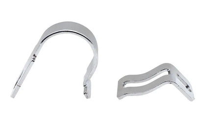 V-Twin Hinged Exhaust Clamp Chrome for Harley Davidson FXST and FLST Models by V-Twin