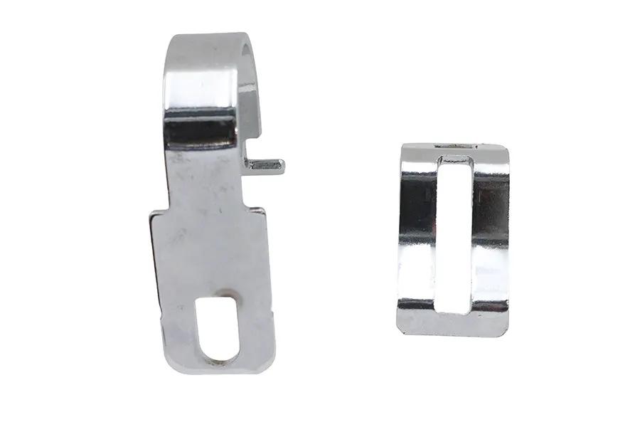 V-Twin Hinged Exhaust Clamp Chrome for Harley Davidson FXST and FLST Models by V-Twin