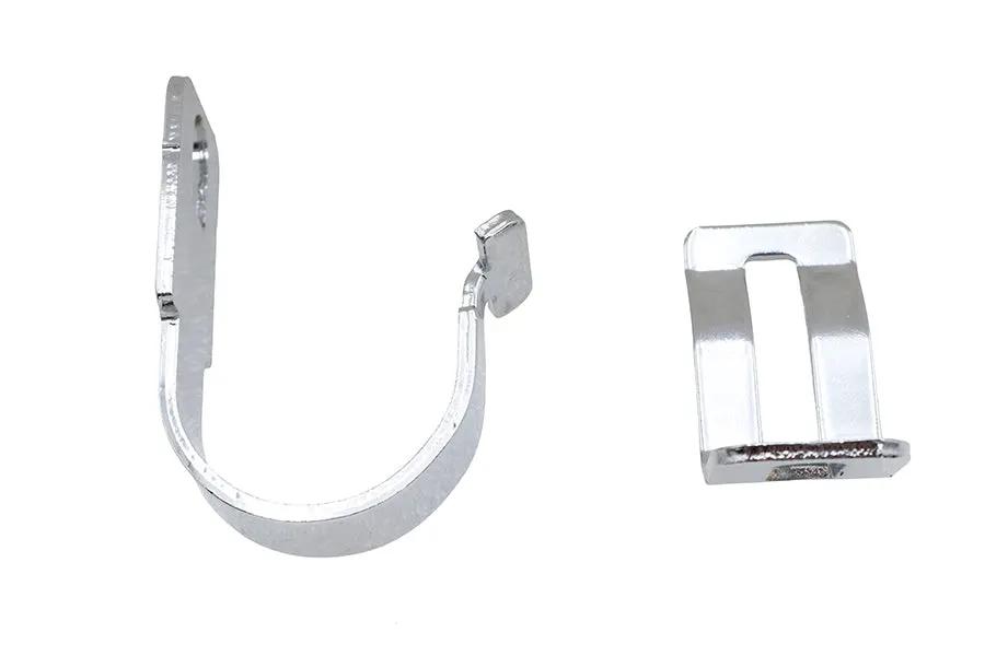 V-Twin Hinged Exhaust Clamp Chrome for Harley Davidson FXST and FLST Models by V-Twin