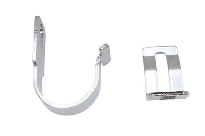 V-Twin Hinged Exhaust Clamp Chrome for Harley Davidson FXST and FLST Models by V-Twin