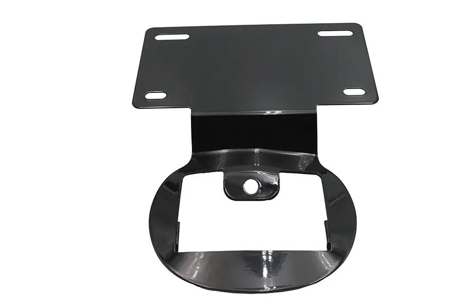 V-Twin License Plate Relocation Bracket for Harley Davidson FX Models – Black, Part 78912B by V-Twin