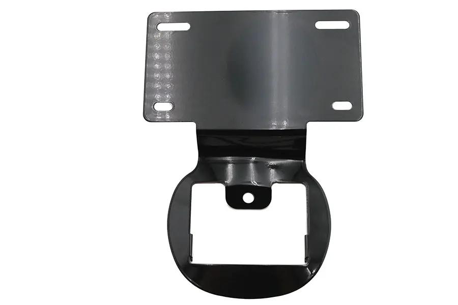 V-Twin License Plate Relocation Bracket for Harley Davidson FX Models – Black, Part 78912B by V-Twin