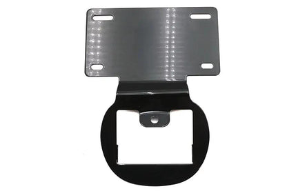 V-Twin License Plate Relocation Bracket for Harley Davidson FX Models – Black, Part 78912B by V-Twin
