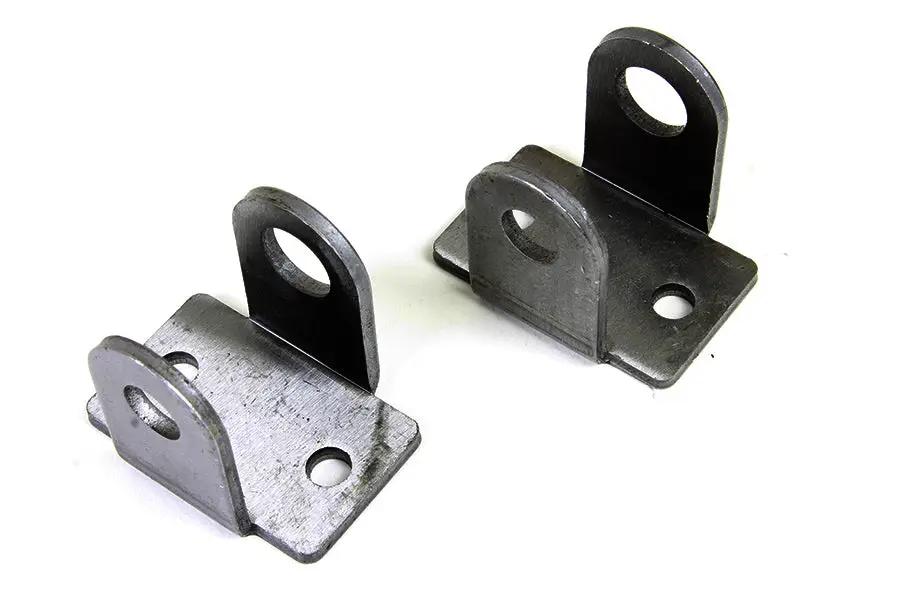 V-Twin Servi-Car Upper Shock Bracket Set Parkerized for Harley Davidson G (1951-1960) by V-Twin