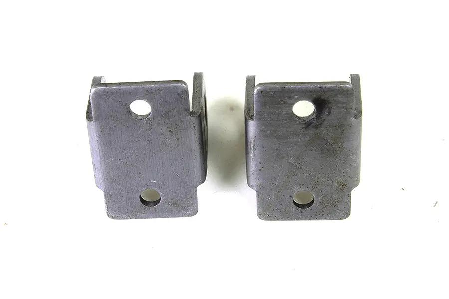 V-Twin Servi-Car Upper Shock Bracket Set Parkerized for Harley Davidson G (1951-1960) by V-Twin