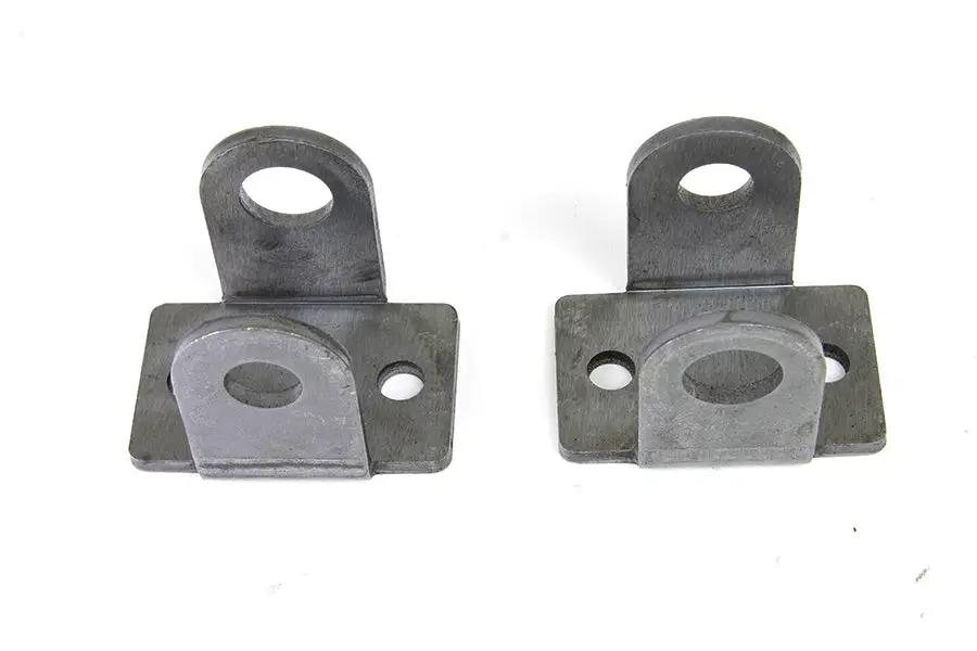 V-Twin Servi-Car Upper Shock Bracket Set Parkerized for Harley Davidson G (1951-1960) by V-Twin