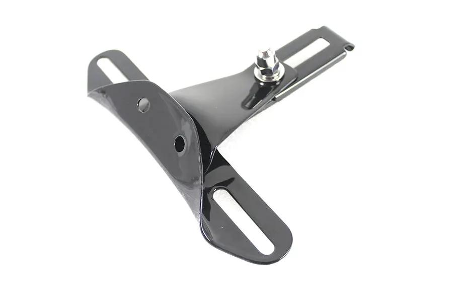 V-Twin License Plate Frame Bracket Black for Harley Davidson GL Models (Part #16001B) by V-Twin