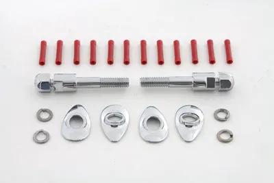 V-Twin Chrome Turn Signal Relocation Kit for Harley Davidson FXD (Part #80166) by V-Twin