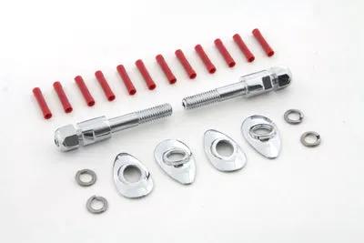 V-Twin Chrome Turn Signal Relocation Kit for Harley Davidson FXD (Part #80166) by V-Twin