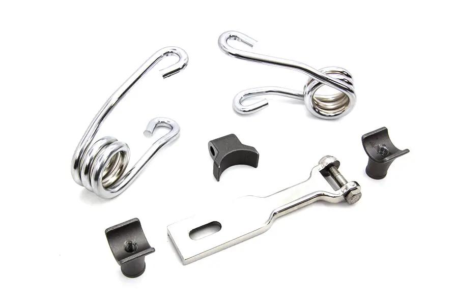 V-Twin Solo Seat Hinge Kit with Heavy Duty 2.5 Inch Hair Pin Springs by V-Twin
