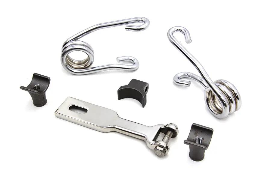 V-Twin Solo Seat Hinge Kit with Heavy Duty 2.5 Inch Hair Pin Springs by V-Twin