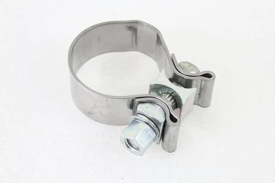 V-Twin FLT Rear Exhaust Clamp Chrome for Harley Davidson FLT Models 1998-2007 by V-Twin