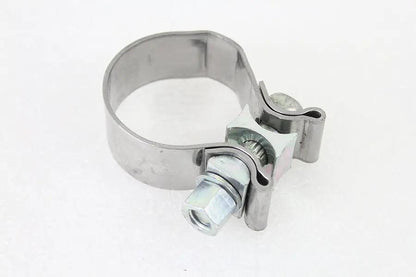 V-Twin FLT Rear Exhaust Clamp Chrome for Harley Davidson FLT Models 1998-2007 by V-Twin