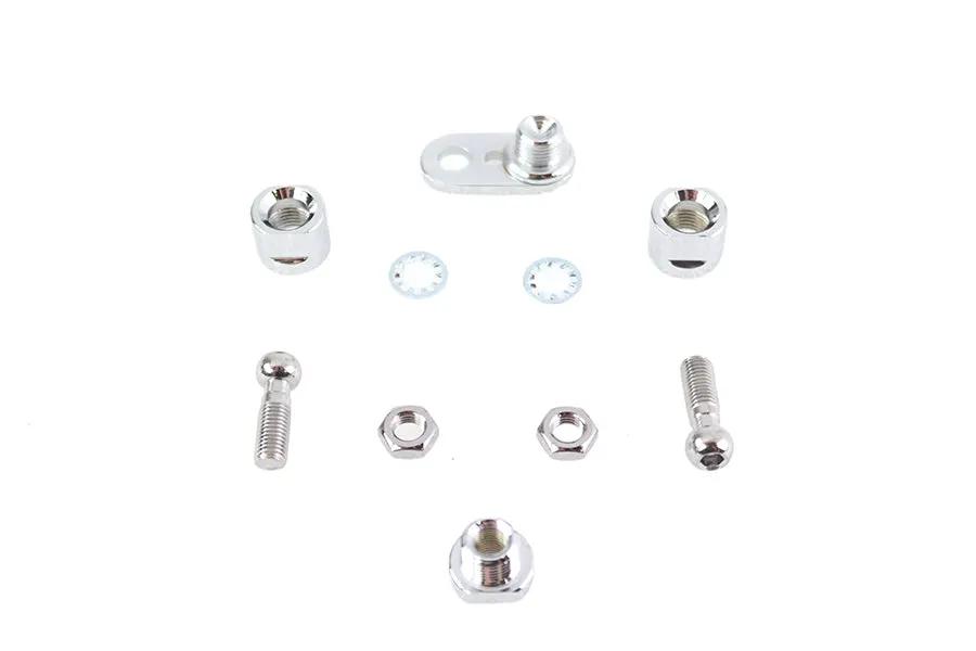 V-Twin Turn Signal Swivel Assembly Kit Chrome for Harley Davidson XLH (1988-1997) by V-Twin