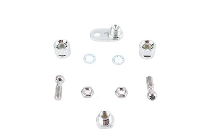V-Twin Turn Signal Swivel Assembly Kit Chrome for Harley Davidson XLH (1988-1997) by V-Twin