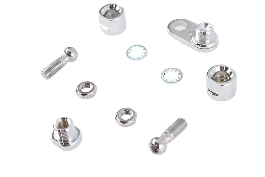 V-Twin Turn Signal Swivel Assembly Kit Chrome for Harley Davidson XLH (1988-1997) by V-Twin