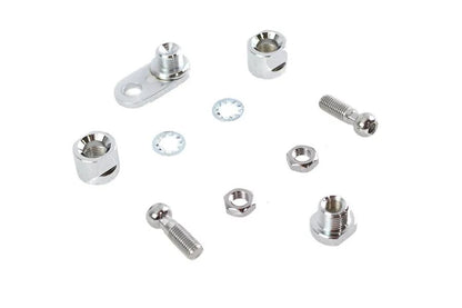 V-Twin Turn Signal Swivel Assembly Kit Chrome for Harley Davidson XLH (1988-1997) by V-Twin