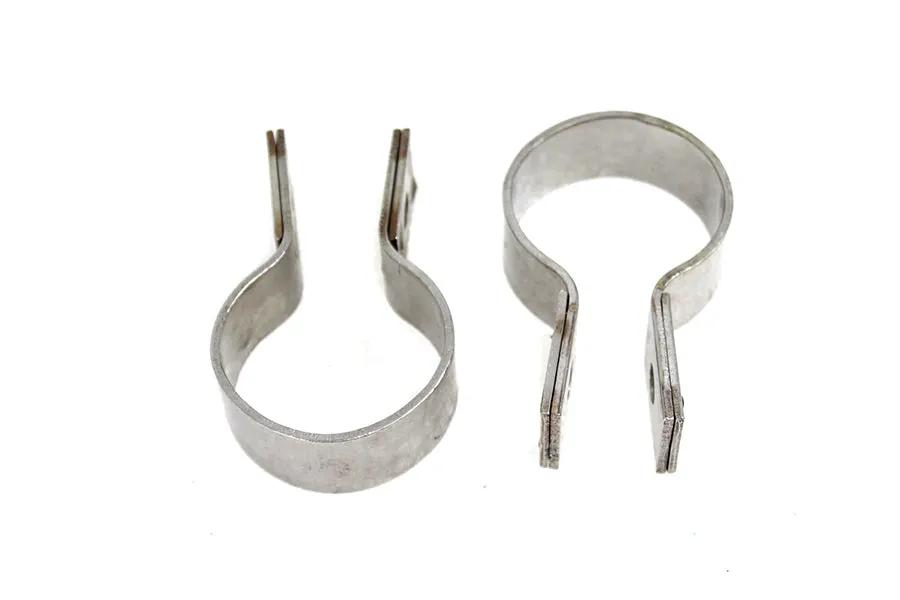 V-Twin XL Muffler Clamp Stainless Steel Part 65275-62 for Harley Davidson XL Models by V-Twin