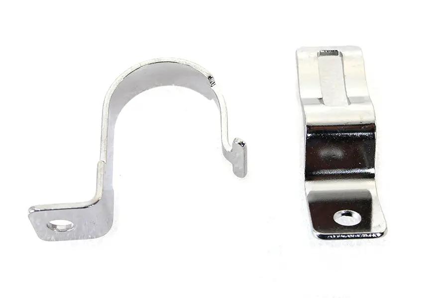 V-Twin M8 Exhaust System Clamp Kit Chrome for Harley Davidson FLT Models by V-Twin