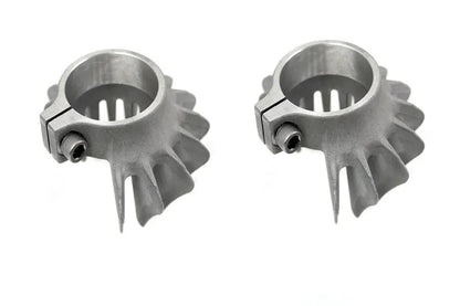 V-Twin XL Finned Header Clamp Set for Harley Davidson XL Models by V-Twin