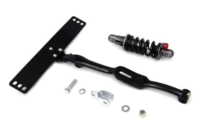 V-Twin Black Seat Tee with Shock Kit for Harley Davidson FL (1941-1950) by V-Twin