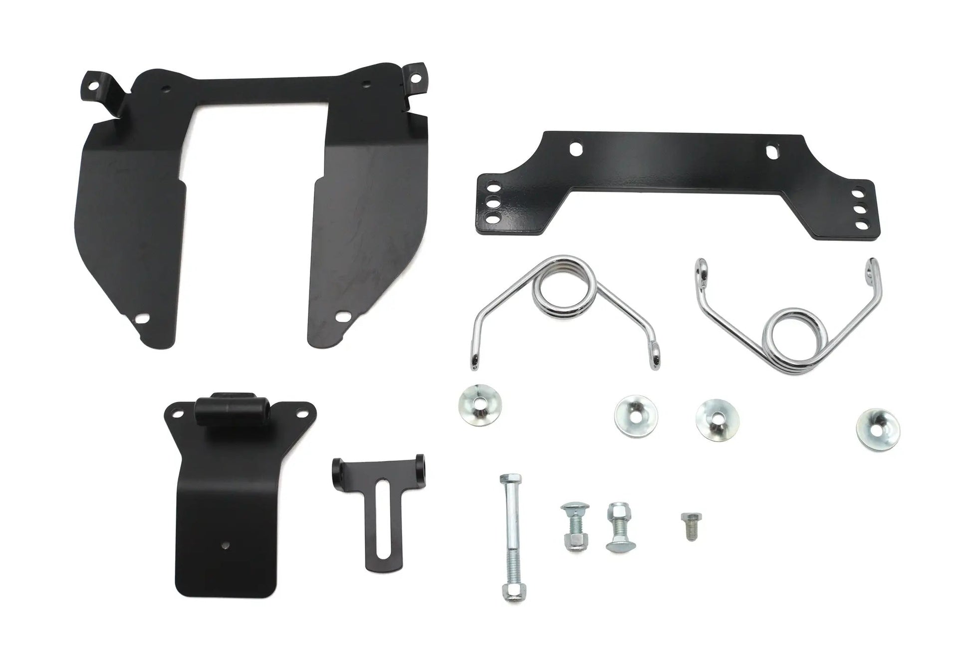 V-Twin M8 Solo Seat Mount Kit in Black for Harley Davidson FLST and FXST Models by V-Twin