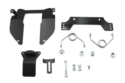 V-Twin M8 Solo Seat Mount Kit in Black for Harley Davidson FLST and FXST Models by V-Twin