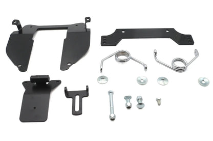 V-Twin M8 Solo Seat Mount Kit in Black for Harley Davidson FLST and FXST Models by V-Twin