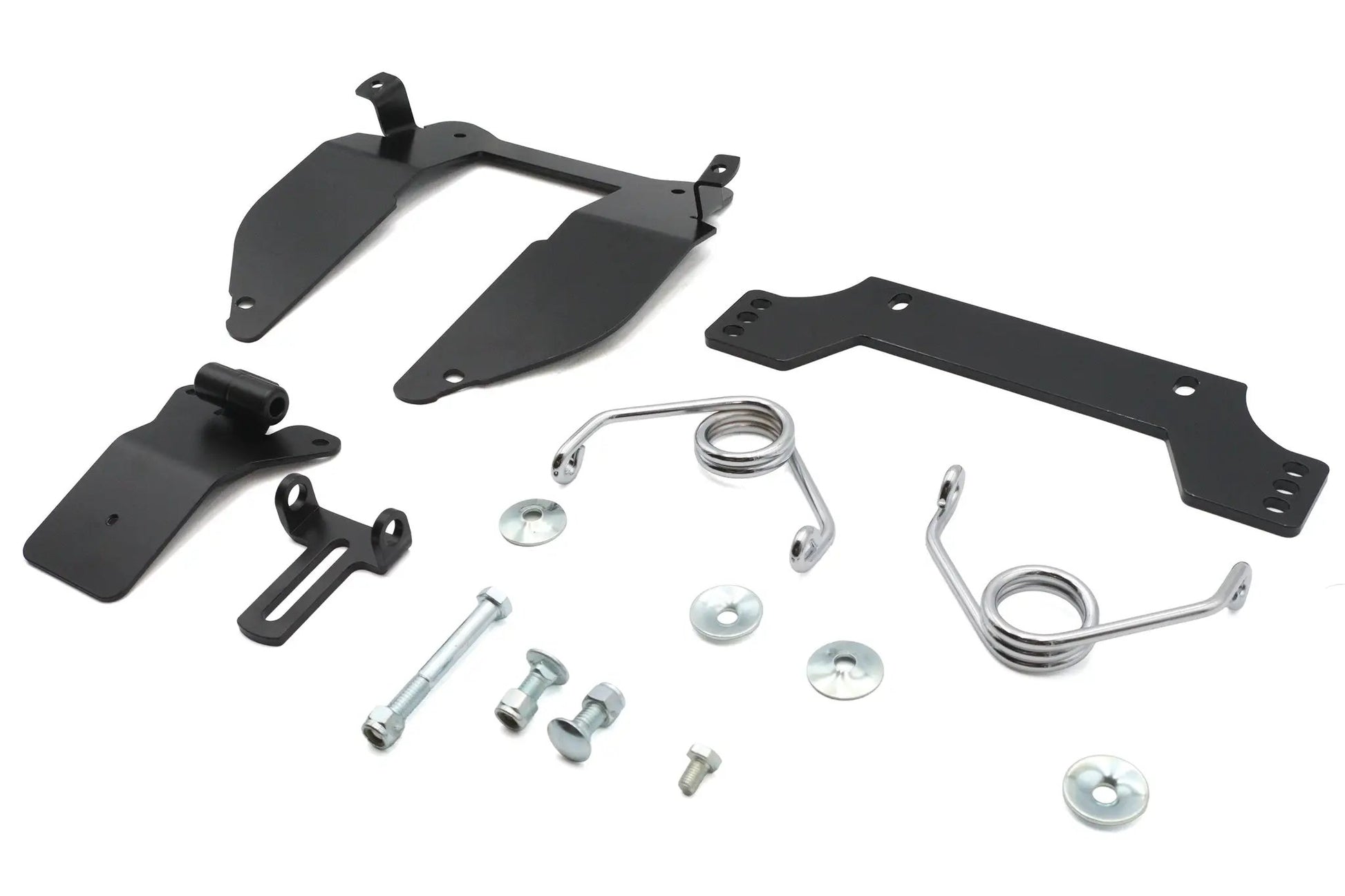 V-Twin M8 Solo Seat Mount Kit in Black for Harley Davidson FLST and FXST Models by V-Twin