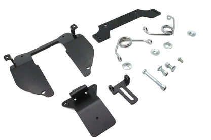 V-Twin M8 Solo Seat Mount Kit in Black for Harley Davidson FLST and FXST Models by V-Twin