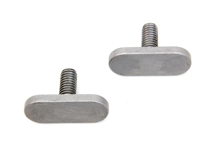 V-Twin Muffler T Bolt Set - 3/16 Inch Thickness, Pack of 2 by V-Twin