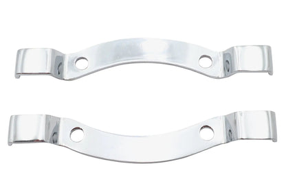 V-Twin Chrome Bracket Set for Sissy Bar Pad - 70877A by V-Twin