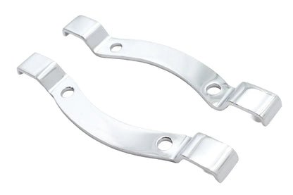 V-Twin Chrome Bracket Set for Sissy Bar Pad - 70877A by V-Twin