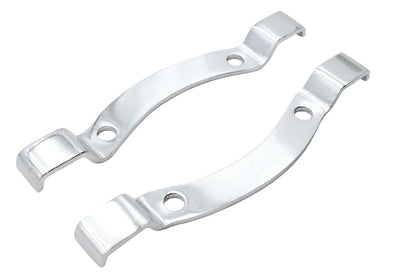 V-Twin Chrome Bracket Set for Sissy Bar Pad - 70877A by V-Twin