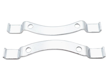 V-Twin Chrome Bracket Set for Sissy Bar Pad - 70877A by V-Twin