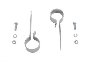 V-Twin Chrome 1-3/4 inch Exhaust Hanger Clamp Set (Part #72851) by V-Twin