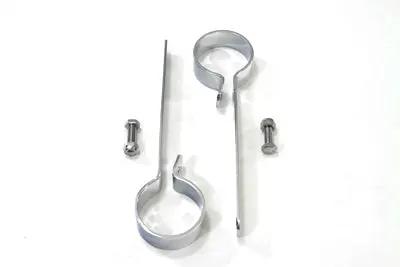 V-Twin Chrome 2 Inch Exhaust Hanger Clamp Set - Part #72836F by V-Twin
