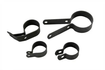 V-Twin Exhaust System Clamp Kit Parkerized for Harley Davidson WL (1936-1945) by V-Twin