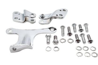 V-Twin XL Motor Mount Kit for Harley Davidson XL Models - Chrome Finish by V-Twin