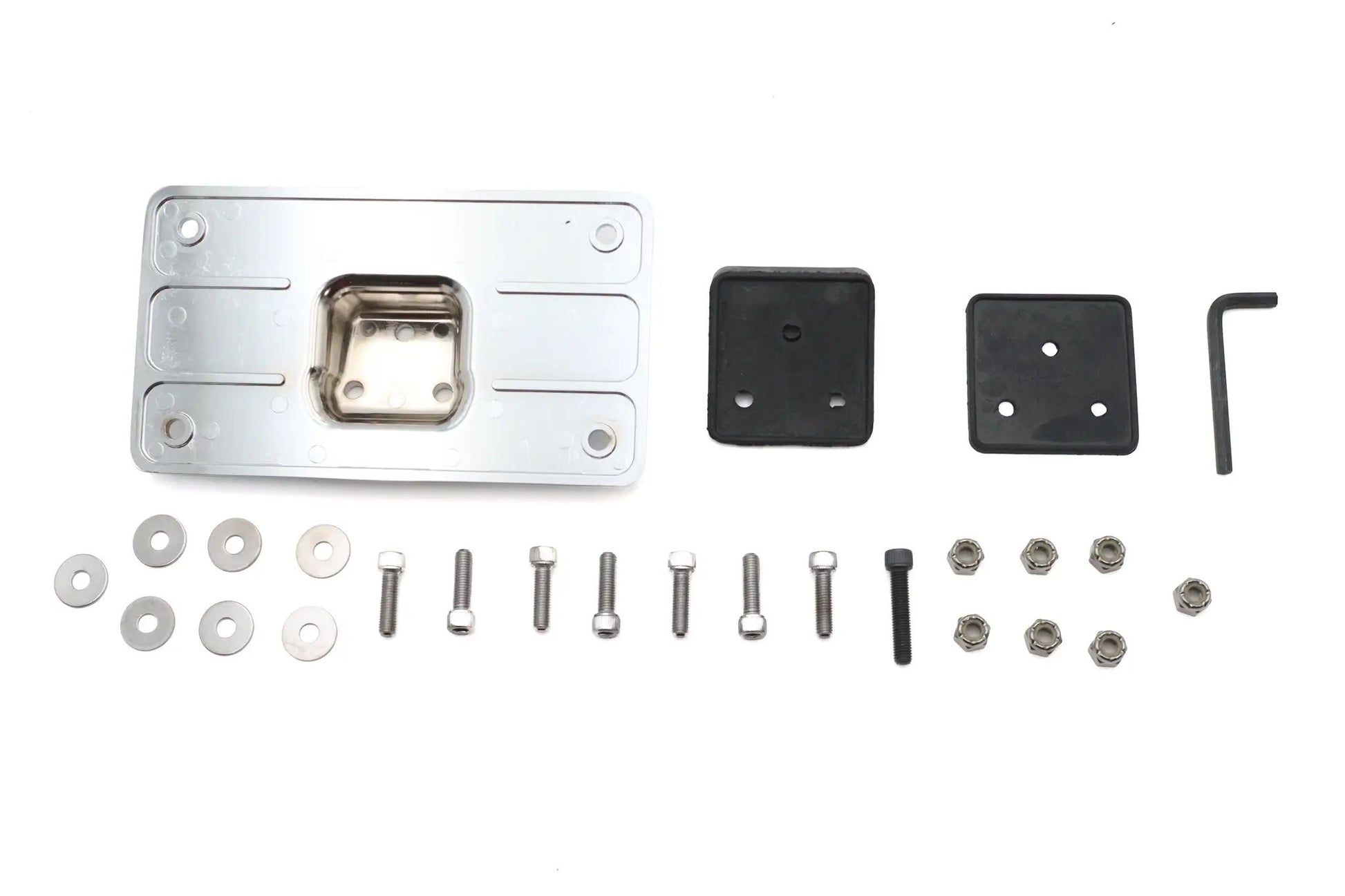 V-Twin Chrome Fender Mount 3-Hole Bracket Kit for Harley Davidson Fx (1973-1982) by V-Twin