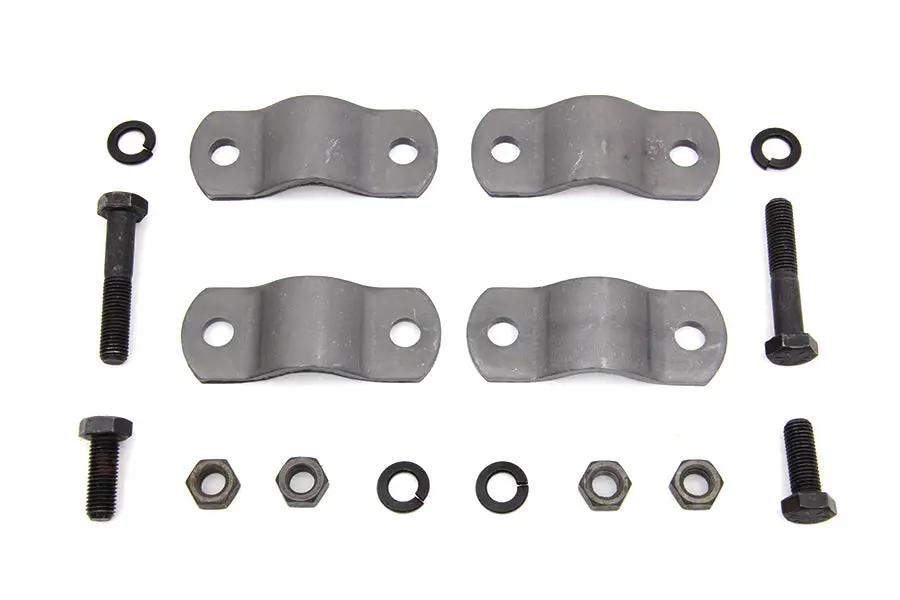 V-Twin Rear Frame Seat Spring Clamp Set for Harley Davidson WL 1936-1945 by V-Twin