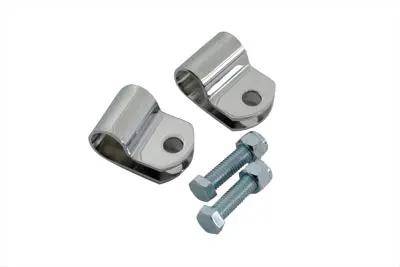V-Twin Chrome Turn Signal Clamps for Harley Davidson FL Models (1968-1977) by V-Twin