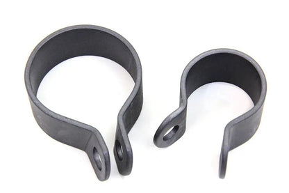 V-Twin Front Exhaust Parkerized Clamp Set for Harley Davidson FL (1936-1945) by V-Twin