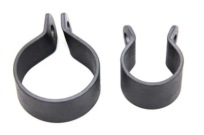 V-Twin Front Exhaust Parkerized Clamp Set for Harley Davidson FL (1936-1945) by V-Twin