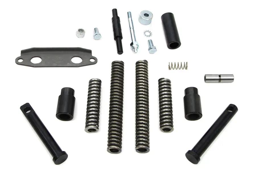 V-Twin Black Finish Seat Plunger Kit for Harley Davidson K & XL Models Part 90066 by V-Twin